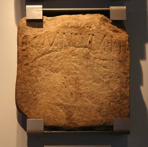 Fragmento de una tableta romana de Roman